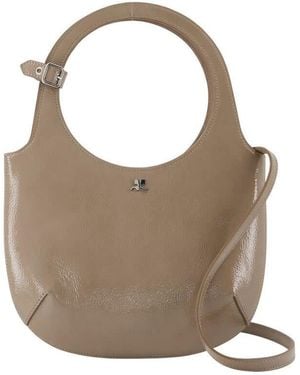 Courreges Holy Shoulder Bag - Brown
