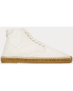 Saint Laurent Damon High-Top Espadrilles, Brand Size 45 Us - White