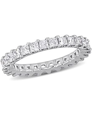 Created Forever 1 7/8Ct Tw Princess-Cut Lab-Grown Diamond Eternity Ring - Metallic
