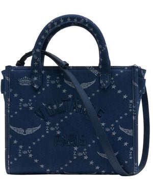 Zadig & Voltaire Angel Xs Tote Bag - Blue