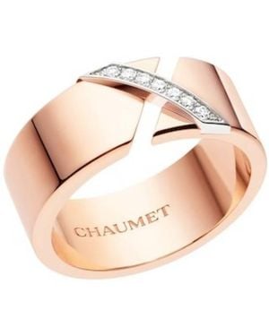 Chaumet Liens 18K Rose Diamond Ring - Pink