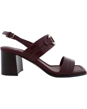 Ferragamo Lou Gancini Ornament Sandals - Brown