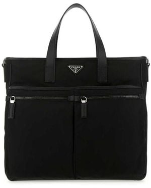 Prada Nylon Handbag - Black