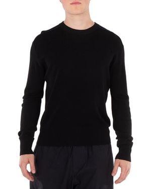 Burberry Fine-Knit Wool Jumper - Black