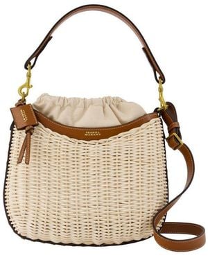 Isabel Marant Oskan Moon Shoulder Bag - Natural