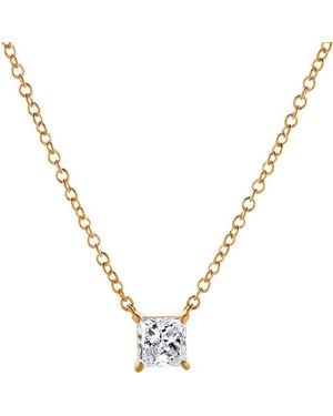 Brilliant Diamond 14Kt 0.55 Carat Lab Grown Diamond Necklace For - Metallic
