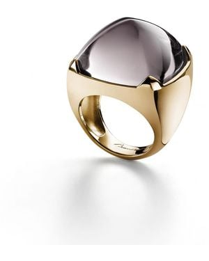 Baccarat Medicis Vermeil Crystal Ring 2803169 - Metallic