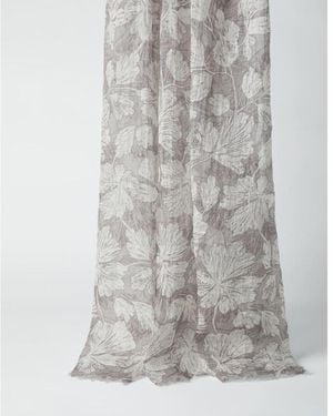 Brunello Cucinelli And Floral Scarf, One Size - Gray