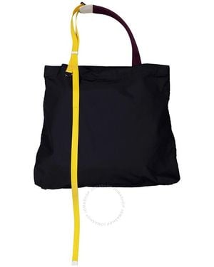 Burberry Black Technical Astra Messenger Bag