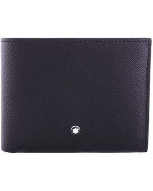 Montblanc Sartorial Leather 6Cc Wallet - Blue