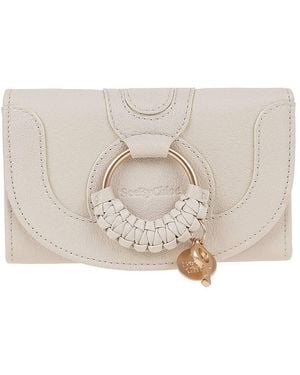 See By Chloé Hana Compact Leather Wallet - Brown
