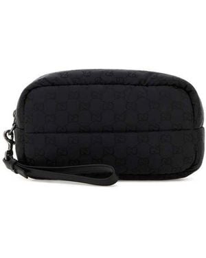 Gucci Canvas Clutch Blkblkblkvrv - Black