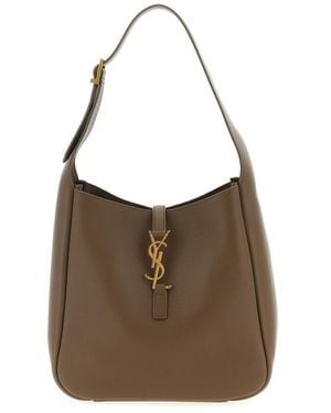 Saint Laurent Le 5 7 Small Shoulder Bag - Brown