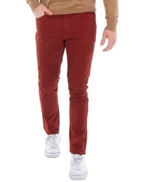 ZEGNA Ermenegildo Roccia Stretch-Cotton Denim Jeans - Red