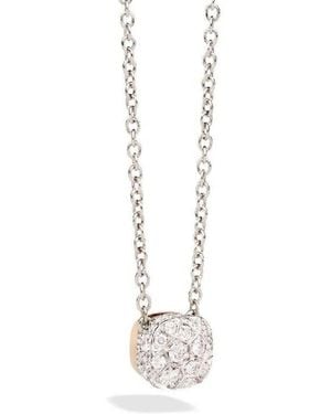 Pomellato Nudo Necklace With Diamonds - Metallic