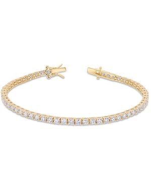 Amour 5 1/10 Ct Dew Created Moissanite Tennis Bracelet - Metallic