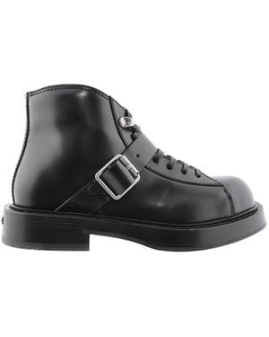 Ferragamo Ferragamo Gancini Ornament Ankle Boots - Black