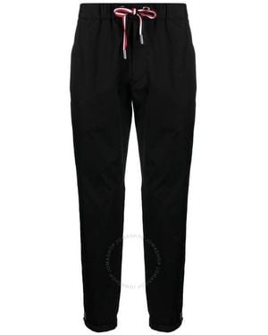 Moncler Gabardine Drawsting Jeans, Brand Size 46 (Waist - Black