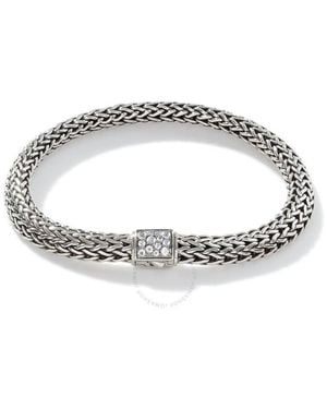 John Hardy Icon Bracelet, Sterling, Reversible Gemstones, 6.5Mm - Metallic