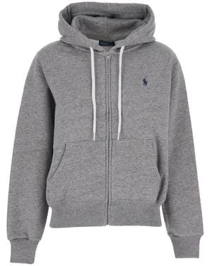 Polo Ralph Lauren Full-Zip Fleece Hoodie - Grey