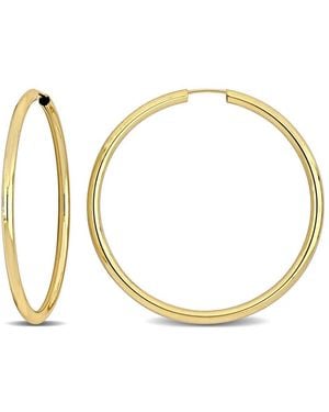 Amour 40Mm Hoop Earrings - Metallic