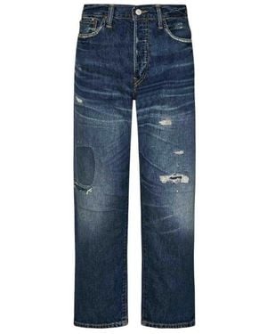Polo Ralph Lauren Logo Patch Straight-Leg Jeans - Blue