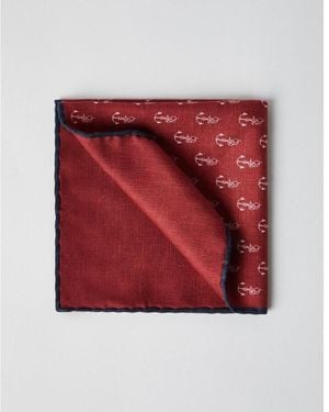 Brunello Cucinelli And Patterned Pocketsquare, One Size - Red