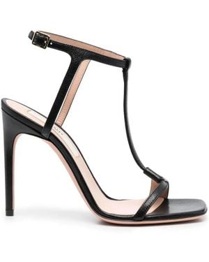 Bally Natalia Strappy Leather Sandals, Brand Size 36.5 Us - Black