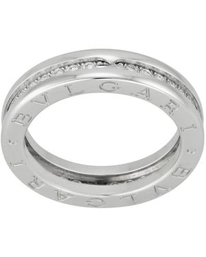 BVLGARI B.Zero1 18K 1-Band Diamond Pave Ring - Metallic