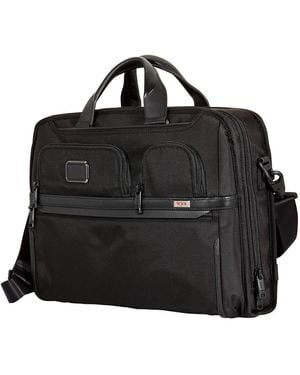 Tumi Compact Large Laptop Briefcase - Black