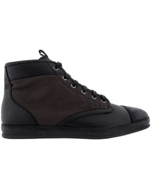 Bally Comiss Calf Embossed Sneakers, Brand Size 8.5 Us - Black