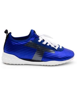 Tod's Tod's Logo-Print Trainers - Blue
