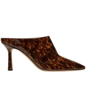 Bally Nadine Patent Leather Court Shoes, Brand Size 39 Us - Brown