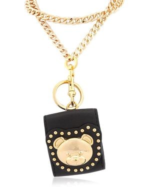 Moschino Studded Teddy Airpods Case - Metallic