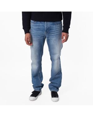Saint Laurent Baggy Denim Jeans, Waist - Blue