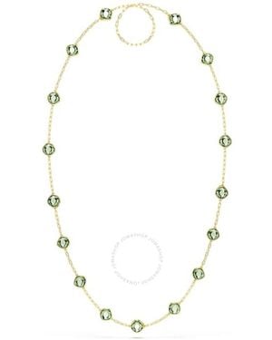 Swarovski Octagon Cut-Tone Plated Chroma Strandage Necklace - Metallic