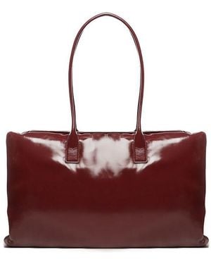 Bottega Veneta Large Pillowy Shoulder Bag - Red