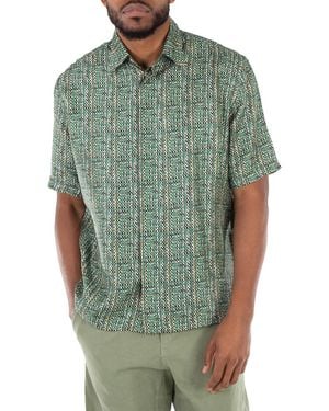 Fendi Silk Shirt, - Green