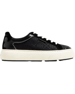 Tory Burch T Monogram Ladybug Trainer - Black