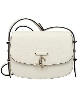 Jimmy Choo Leather Shoulder Bag - Natural