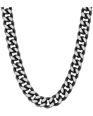 Robert Alton Stainless Steel Curb Chain - Black