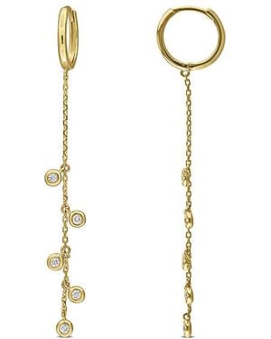 Created Forever 1/4Ct Tw Lab-Grown Diamond Drop Earrings - Metallic