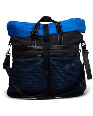 Bottega Veneta 2-Way Shoulder Crossbody Bag - Blue