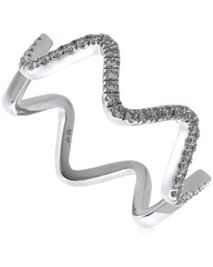 Diamanti Per Tutti Stardust Diamond Embellished Ring - Metallic