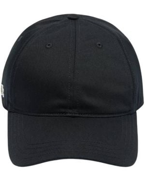 Lacoste Cotton Twill Cap - Black