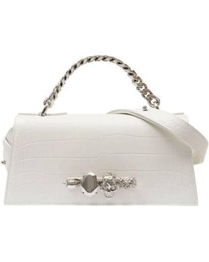 McQueen Jewelled Mini Shoulder Bag - Metallic