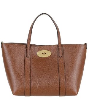 Mulberry Mini Bayswater Tote Two Tone Scg - Brown