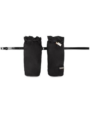 Ferragamo Double-Bottle Belt Bag - Black