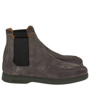 Ferragamo Francisco Suede Chelsea Boots - Brown