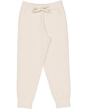 Burberry Larkan Cashmere Blend Jogging Trousers - Natural